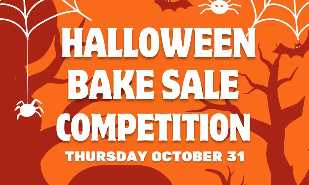 👻 Concurso de disfraces y Bake Sale 🍰