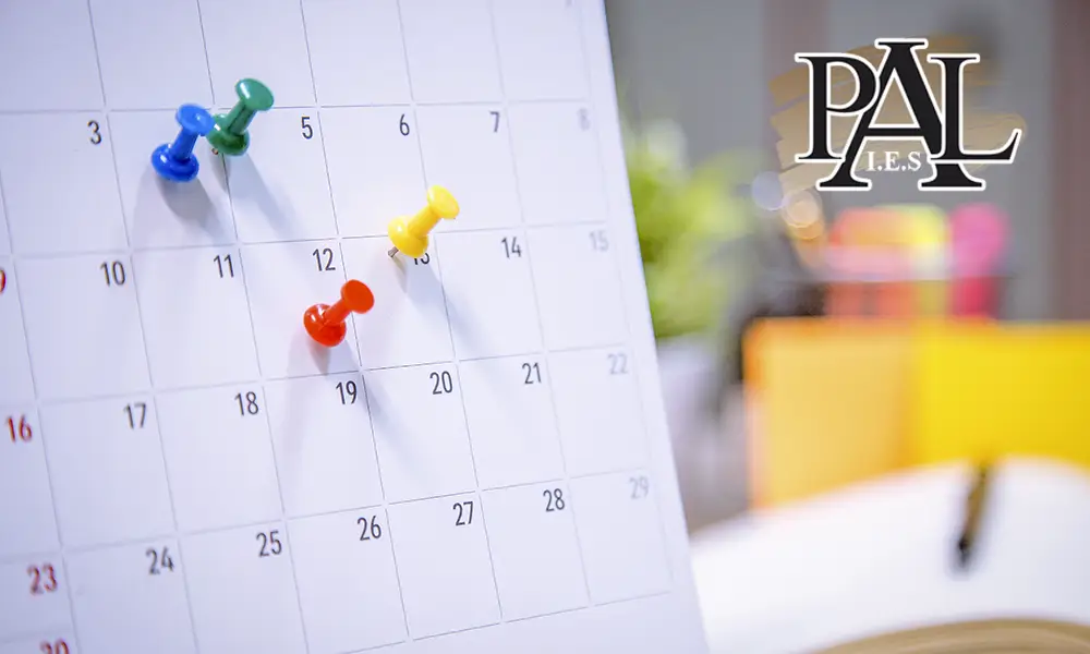 Calendario actividades fin de curso 2024-2025