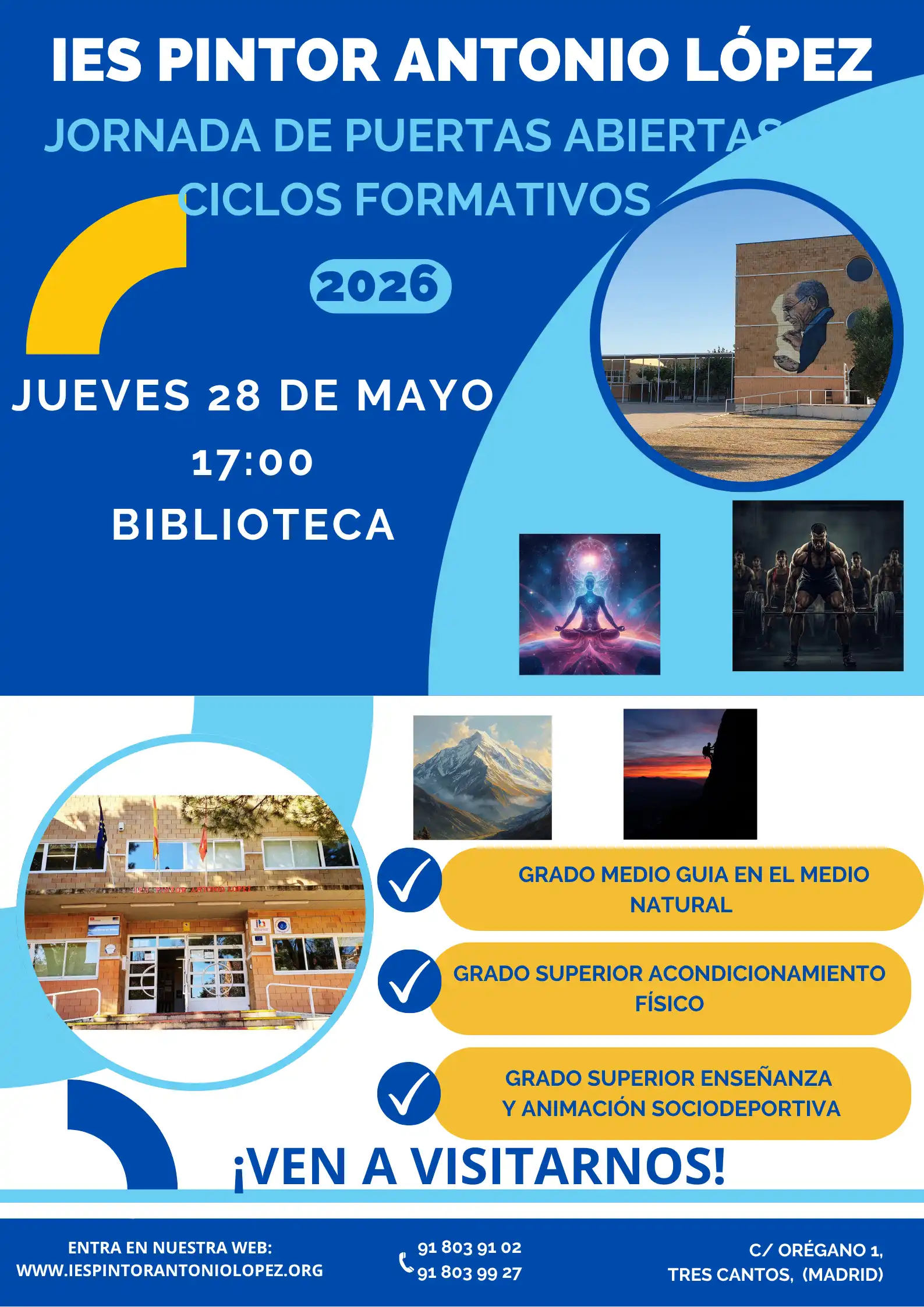 puertas abiertas 2026 ies pal2