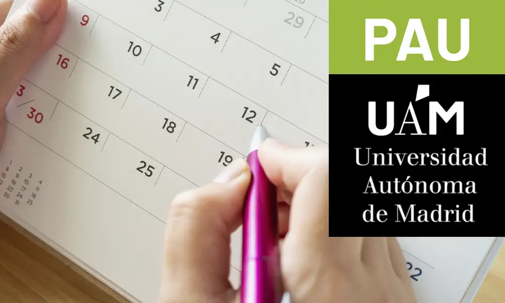 Calendario alumnos convocatoria extraordinaria PAU